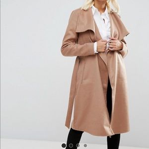 ASOS Camel Wrap Coat